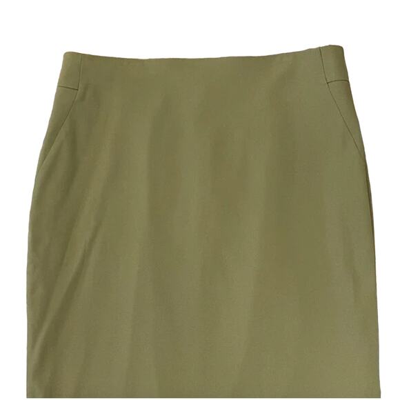 Classiques Entier Olive/Sage Green Pencil Straight Skirt - SIZE 10 - Picture 2 of 9